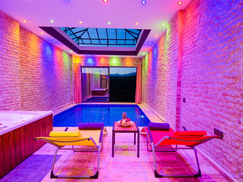  gece  -  Kasım
  | Kalkan Akbel Muhafazakar Villa (4 Kişilik, Doğa İçinde, Jakuzili, Isıtmalı Havuz Seçenekli)